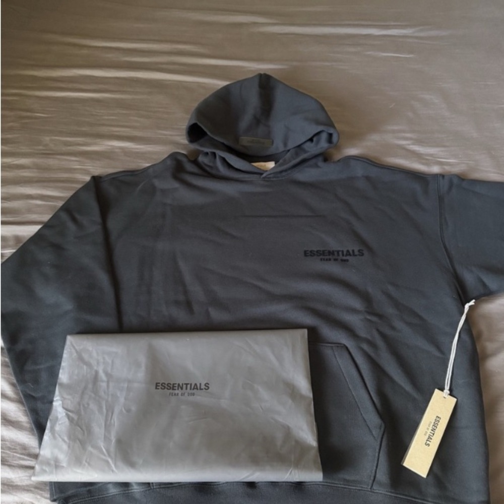 Fear of God Essentials Dark Gray Hoodie